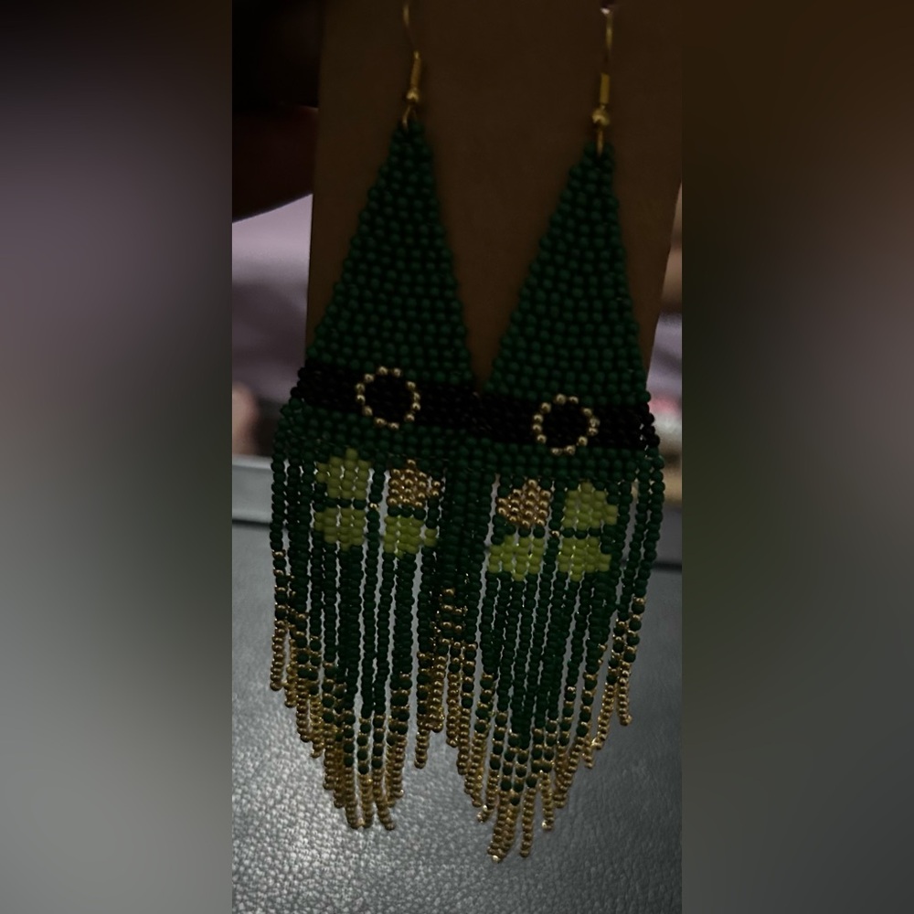 Black green and light green Saint Patrick Day inspired - Picture 2 of 3